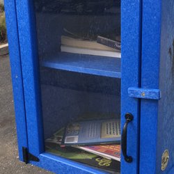 Little Free Library - Few books available.