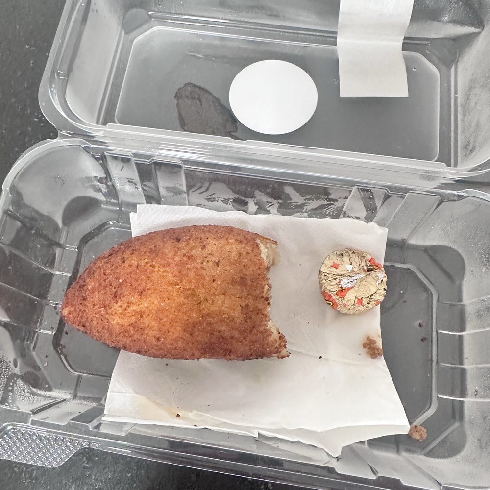 Berry and Boba - Ground beef empanada and Reese's PB Cup )size comparison) - Cafes Near Me - Torrance, California Berry and Boba - Ground beef empanada and Reese's PB Cup )size comparison) - Cafes Near Me - Torrance, California