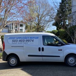 GT Appliance Repair - His work van.