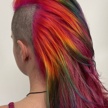 Dazed salon - rainbow overlay - Hair Salons Near Me - Roswell, Georgia