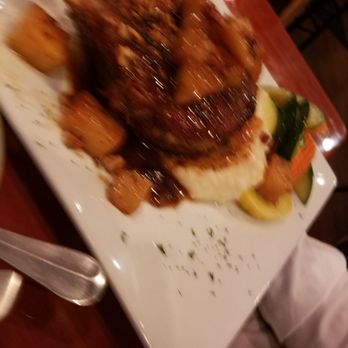 Ethel's Creole Kitchen - Chop with pineapple deglaze medium well with mash and veggies! - Cajun/Creole Near Me - Baltimore, Maryland Ethel's Creole Kitchen - Chop with pineapple deglaze medium well with mash and veggies! - Cajun/Creole Near Me - Baltimore, Maryland