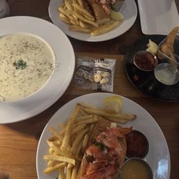 Lobster rolls, clam chowder