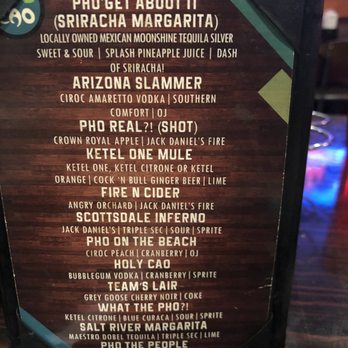Pho Cao Restaurant and Bar - Drink menu - Vietnamese Near Me - Scottsdale, Arizona Pho Cao Restaurant and Bar - Drink menu - Vietnamese Near Me - Scottsdale, Arizona