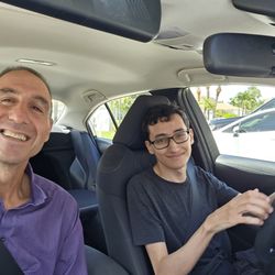 Nicks Driving Academy - Learning to become a defensive driver. Omer is doing a great job.