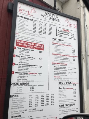 Menu photo 2 Andy Nelson's Southern Pit Barbecue Cockeysville, MD Menu photo 2 Andy Nelson's Southern Pit Barbecue Cockeysville, MD