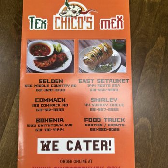 Chicos Tex Mex - Menu - Tex-Mex Near Me - Commack, New York Chicos Tex Mex - Menu - Tex-Mex Near Me - Commack, New York