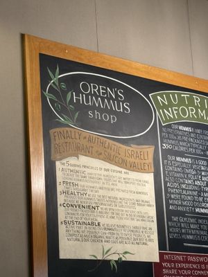 Menu photo 5 Oren's Hummus Palo Alto, CA Menu photo 5 Oren's Hummus Palo Alto, CA
