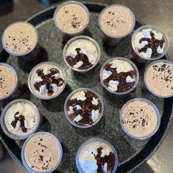 Starbucks - Samples of Strawberries & Cream Frappuccino & Chocolate Cold Brew - Coffee & Tea Near Me - Salem, Massachusetts