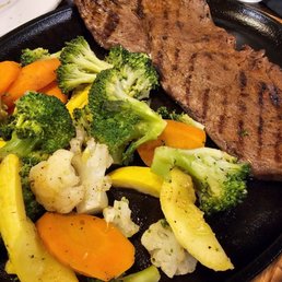 Sirloin 12oz with veggies