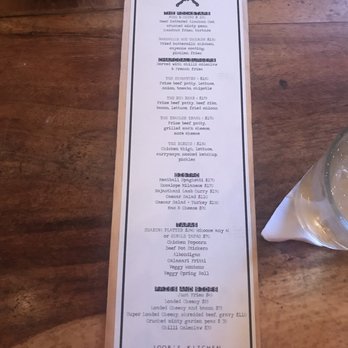 El Soñador - The food menu (not including specials). - Bars Near Me - Puerto Vallarta, JAL