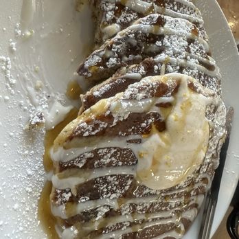 Breakfast Club - Lemon poppy pancakes with syrup. - Breakfast & Brunch Near Me - Phoenix, Arizona
