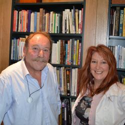 Wild and Magic Islay - Myself and the inimitable Charles MacLean - Mr Whisky, himself!