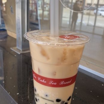 85°C Bakery Cafe-Plano - Milk tea with tapioca and lychee jellies - Bakeries Near Me - Plano, Texas 85°C Bakery Cafe-Plano - Milk tea with tapioca and lychee jellies - Bakeries Near Me - Plano, Texas