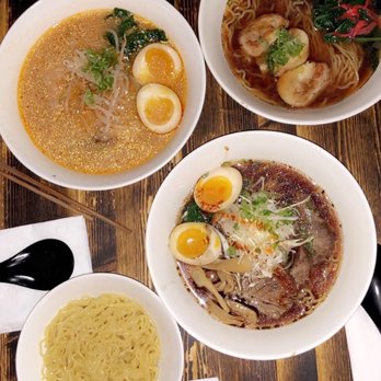 Ani Ramen House - Top left is the Miso Ramen, bottom left is extra noodles, idk the top, and the bottom right is the Short Rib Ramen - Ramen Near Me - Montclair, New Jersey Ani Ramen House - Top left is the Miso Ramen, bottom left is extra noodles, idk the top, and the bottom right is the Short Rib Ramen - Ramen Near Me - Montclair, New Jersey