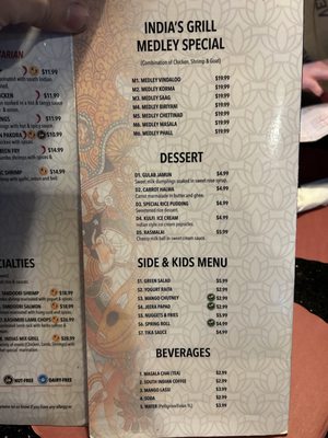 Menu photo 2 India's Grill Fort Myers, FL Menu photo 2 India's Grill Fort Myers, FL