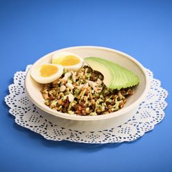 Pip’s Cafe and Provisions - A hearty, satisfying grain salad built on nutty farro, layered with sweet roasted carrots, Marcona almonds and aji verde.