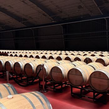 Caymus Vineyards - Barrel room - Wineries Near Me - Rutherford, California