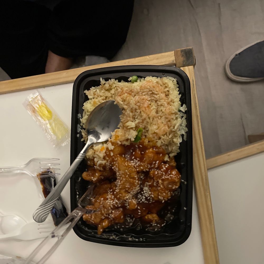 Chopstix - a tray of food on a table - Thai Near Me - Morehead City, North Carolina