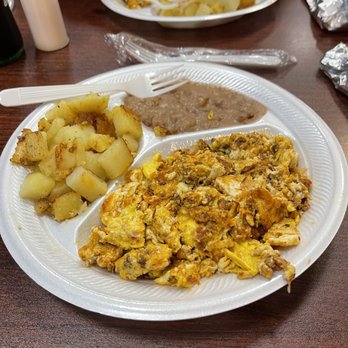 Taqueria Monterrey - Chorizo Breakfast Plate - Mexican Near Me - Denton, Texas Taqueria Monterrey - Chorizo Breakfast Plate - Mexican Near Me - Denton, Texas