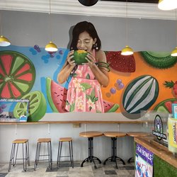San Juan Frappes - Mural on the wall