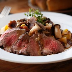 Parkside Grille - Filet of Beef Stroganoff with wild mushrooms, just one of Chef Mark's top notch specials.