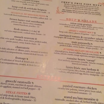 Juniper - A brand new menu! - New American Near Me - Tulsa, Oklahoma