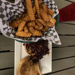 The Miller Grille - BBQ Pulled Pork Sandwich w/ French Fries