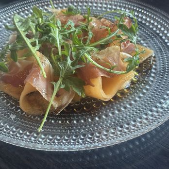 Pasjoli - Melon and prosciutto salad - French Near Me - Santa Monica, California Pasjoli - Melon and prosciutto salad - French Near Me - Santa Monica, California