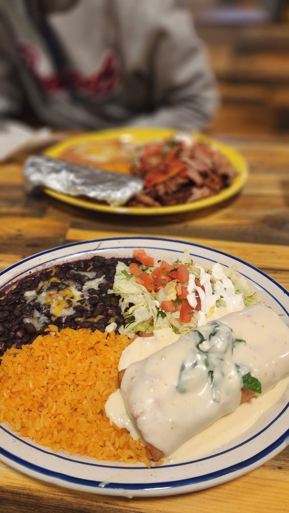 Food from Casa Azteca