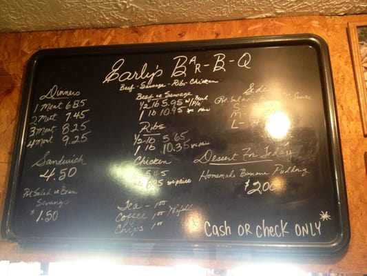 Menu photo 2 Early BBQ Willis, TX