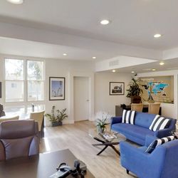 Ernie Caponera - Harcourts Newport Properties - Office Interior. Harcourts Newport Properties, 2747 E. Coast Highway, CdM 92625
