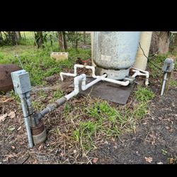 New 1.5 inch valve and electricity for well pump and outlet for softener