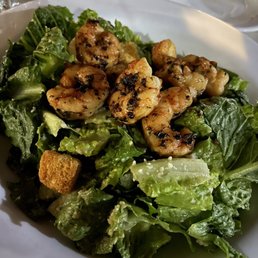 Classic Caesar Salad with shrimp