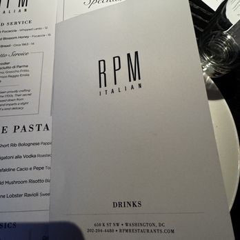 RPM Italian - Menu view - Italian Near Me - Washington, DC, District of Columbia RPM Italian - Menu view - Italian Near Me - Washington, DC, District of Columbia