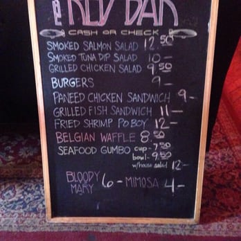 The Red Bar - Menu - Bars Near Me - Santa Rosa Beach, Florida The Red Bar - Menu - Bars Near Me - Santa Rosa Beach, Florida