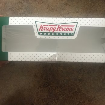 Krispy Kreme - Forgot to take a pic before we devoured the donuts, but this is what a 3 pack comes in - Donuts Near Me - Catonsville, Maryland