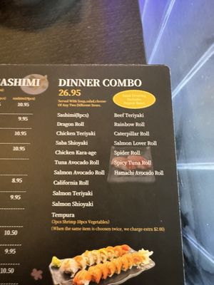 Menu photo 1 Sushi Arashi San Jose, CA