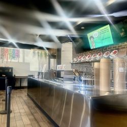 Kado Asian Fusion - The inside walk up counter before any of the patrons came in