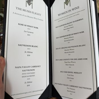 Museion Winery & Custom Crush - Flight menu - Wineries Near Me - Calistoga, California Museion Winery & Custom Crush - Flight menu - Wineries Near Me - Calistoga, California