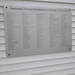 Hartman's Bakery and Pastry Shoppe - Thank you