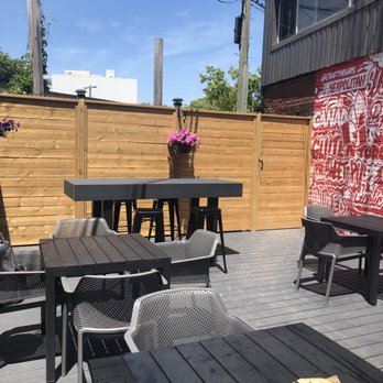Pi Co - Outdoor patio behind the restaurant. - Pizza Near Me - Toronto, Ontario Pi Co - Outdoor patio behind the restaurant. - Pizza Near Me - Toronto, Ontario