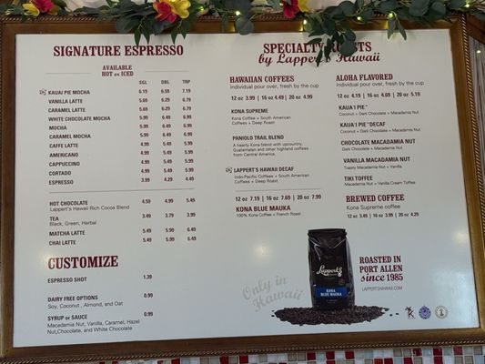 Menu photo 2 Lappert's Hawaii Koloa, HI Menu photo 2 Lappert's Hawaii Koloa, HI