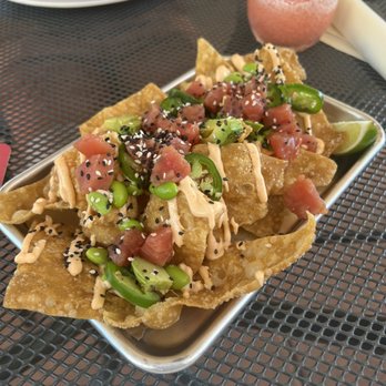Gatehouse  - Spicy Tuna Nachos - Bars Near Me - Philadelphia, Pennsylvania