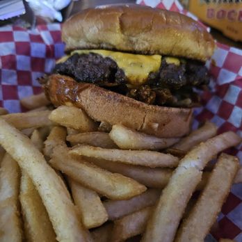 The Thirsty Longhorn - Frito burger. Recommend getting an extra side of chili to dip it in - Sports Bars Near Me - Georgetown, Texas The Thirsty Longhorn - Frito burger. Recommend getting an extra side of chili to dip it in - Sports Bars Near Me - Georgetown, Texas