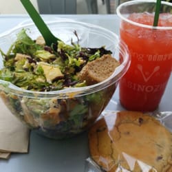 Verde - Southern harvest salad with cranberries & goat cheese. And a cookie!