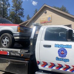 Idyllwild Garage towing in my car!