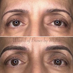 Micro bladed eyebrows