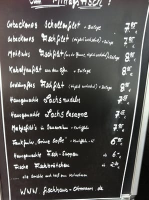 Menu photo 2 Fischhaus Ohrmann Frankfurt, HE