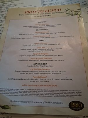 Menu photo 3 Brio Italian Grille Plantation, FL Menu photo 3 Brio Italian Grille Plantation, FL