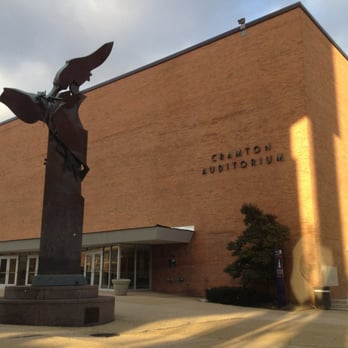 Cramton Auditorium - a statue of a bird on a pedestal - Music Venues Near Me - Washington, DC, District of Columbia